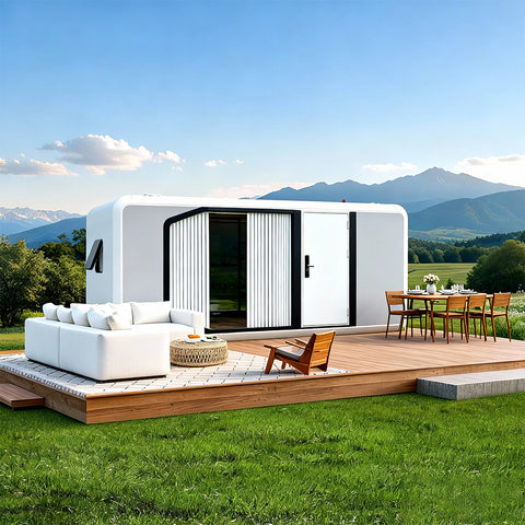 Volferda tiny house/Prefab Apple Cabin A1-length18.37 ft with Modular Customization, Optional Furniture Package,  Perfect for Coastal Living, Vacation Rentals, Glamping & Hospitality Use