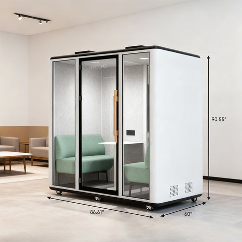 Volferda Air Team Mobile Office Pod Booth(White)