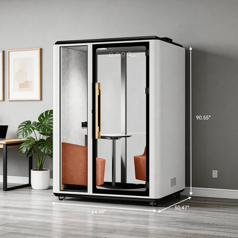 Volferda Air Duo Mobile Office Pod Booth(White)
