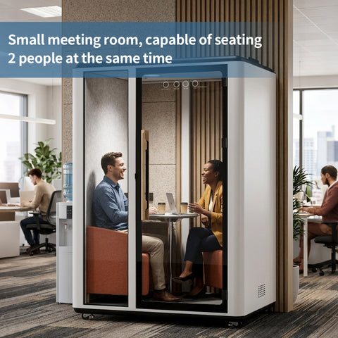 Volferda Air Duo Mobile Office Pod Booth(White)