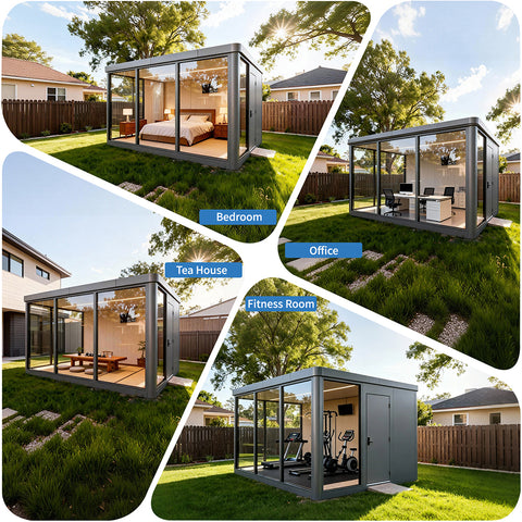 Volferda Modular Pods,ADUs/Prefab Studios Suitable for Office Work, Exercise and Dining in The Backyard T10